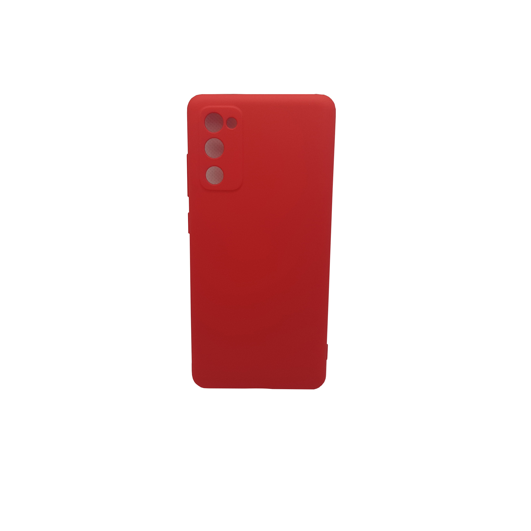 Protectores para celular  para Samsung  S20 Fe Funda de tpu con felpa Rojo
